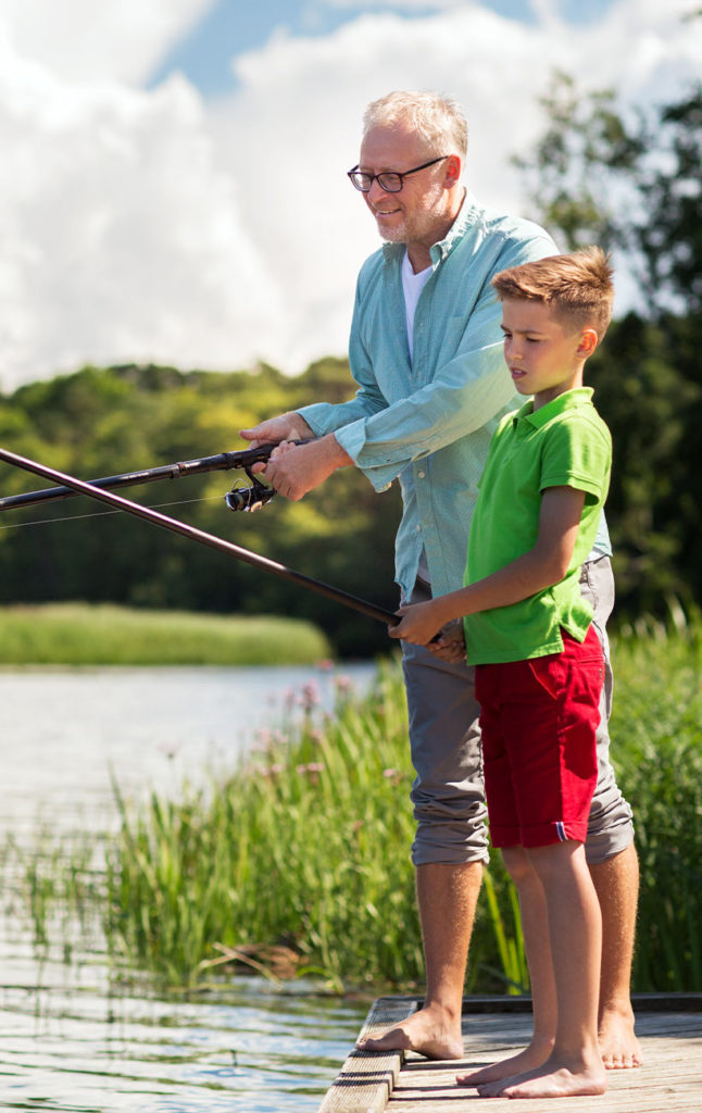 grandpa fishing with his grandson how annuities work colt necks nj